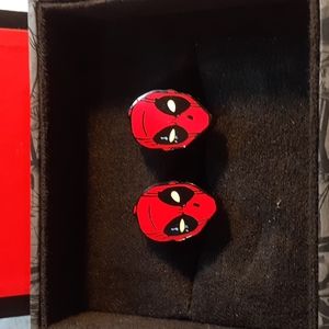 Marvel Deadpool Stainless Steel Cufflinks